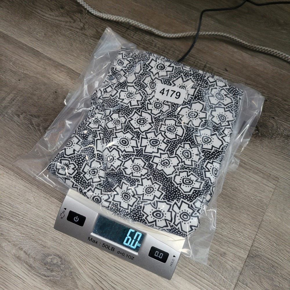 Hang Ten Geometric Floral Shorts Women Large Black White Vintage Elastic Waist - Picture 11 of 11